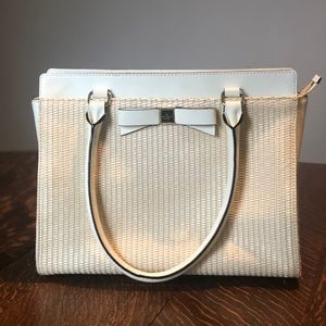 Kate Spade Straw / Leather Bag